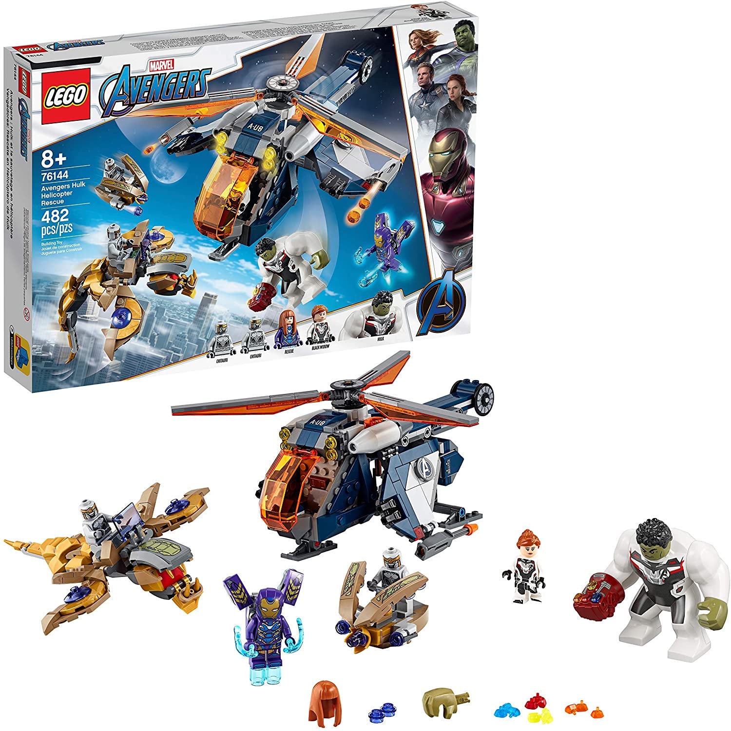 Lego Marvel Super Heroes: Avengers Hulk Helicopter Rescue 76144