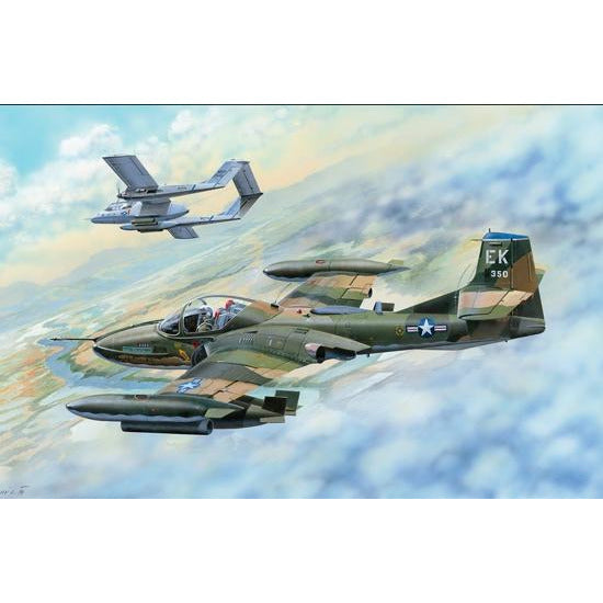 US A-37B Dragonfly Light Ground-Attack Aircraft 1/48 by Trumpeter
