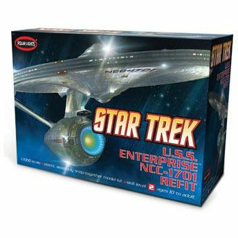 USS Enterprise NCC-1701 Refit 1/1000 Star Trek Model Kit #820 by Polar Lights