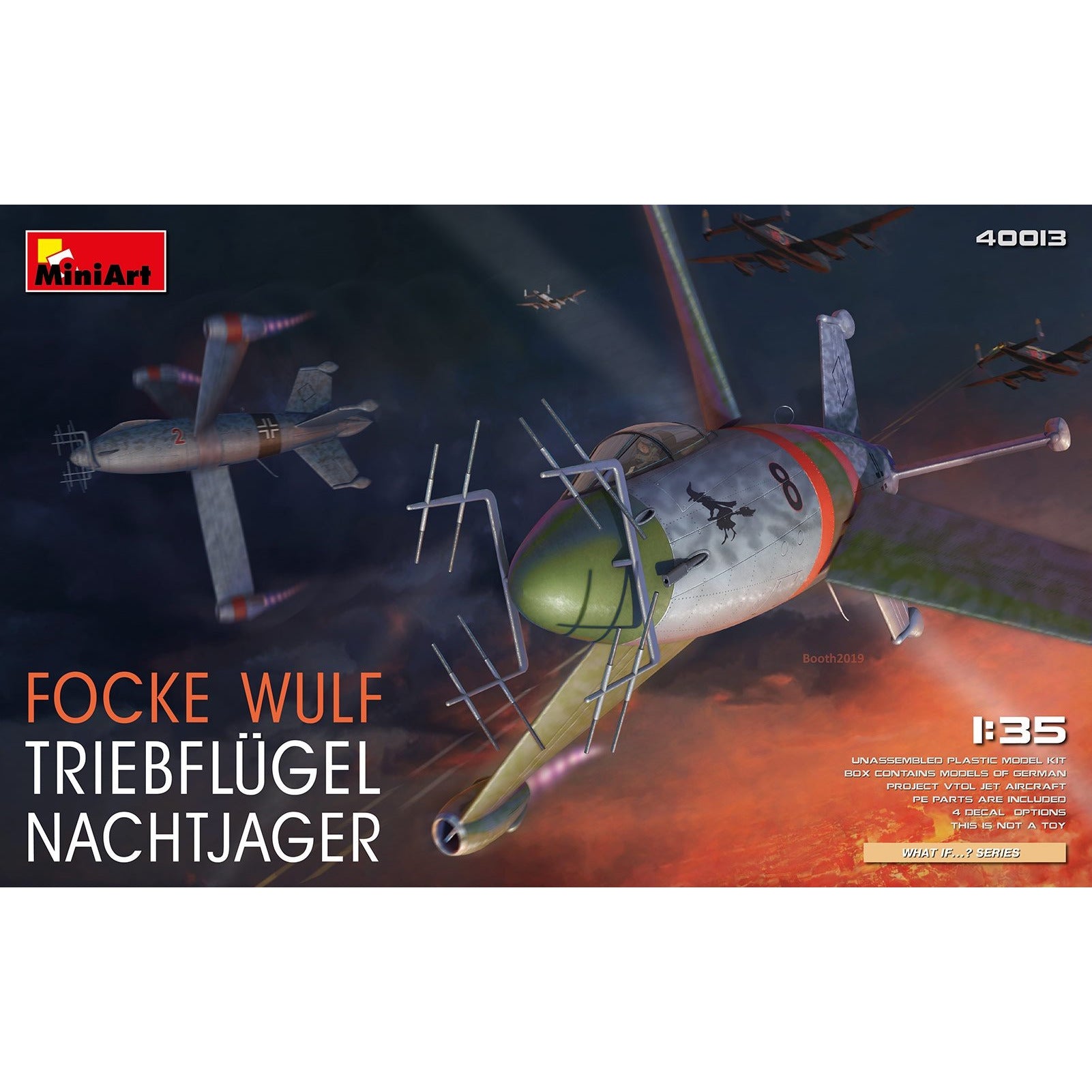 Focke-Wulf Triebflugel Nachtjager 1/35 by Miniart