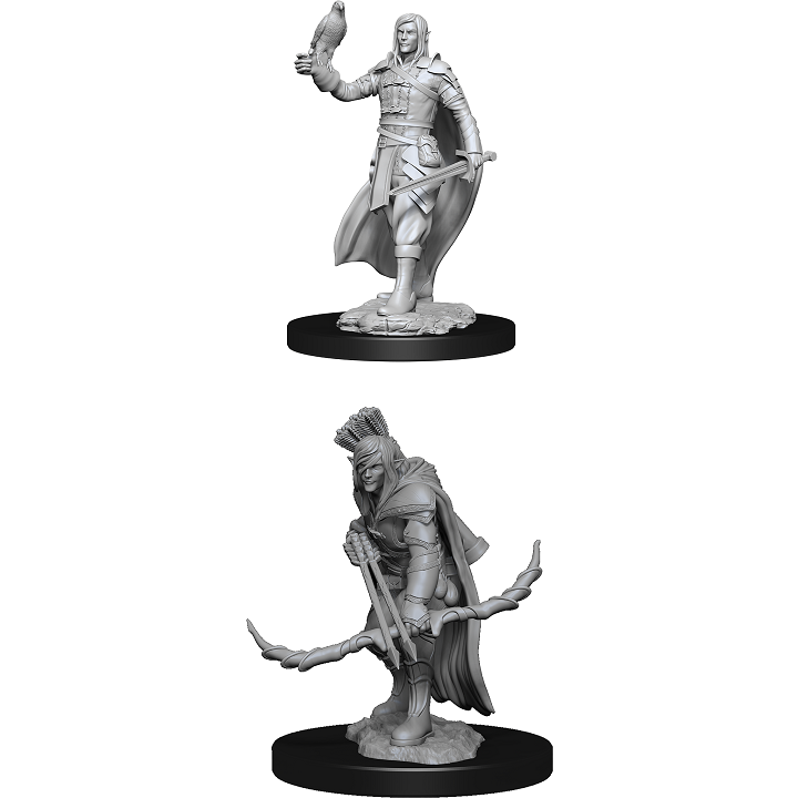 D&D Unpainted Mini - Elf Ranger Male 90141