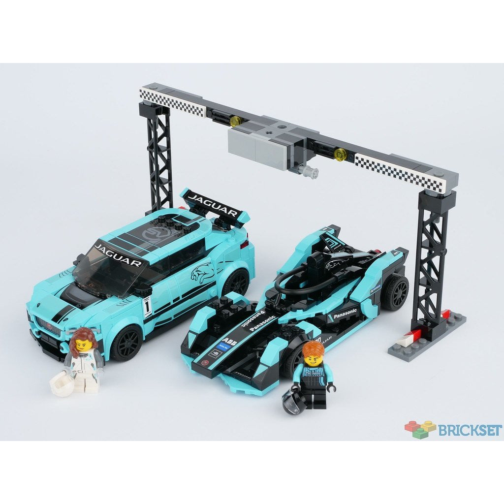 Lego Speed Champions: Formula E Panasonic Jaguar Racing GEN2 car & Jaguar I-PACE eTROPHY 76898