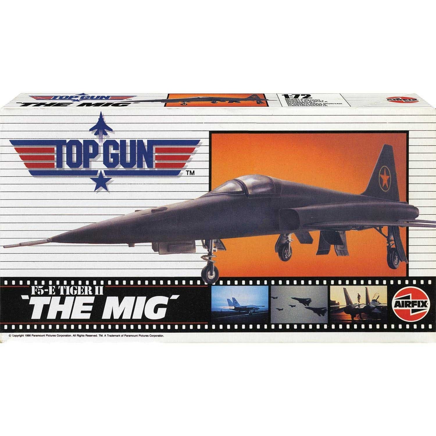 F5-E Tiger II "The MIG" 1/72 from Top Gun #00502 by AirFix