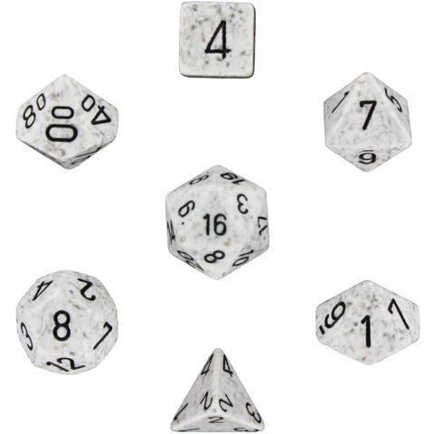 Chessex Speckled 7-Die Set Arctic Camo CHX25311