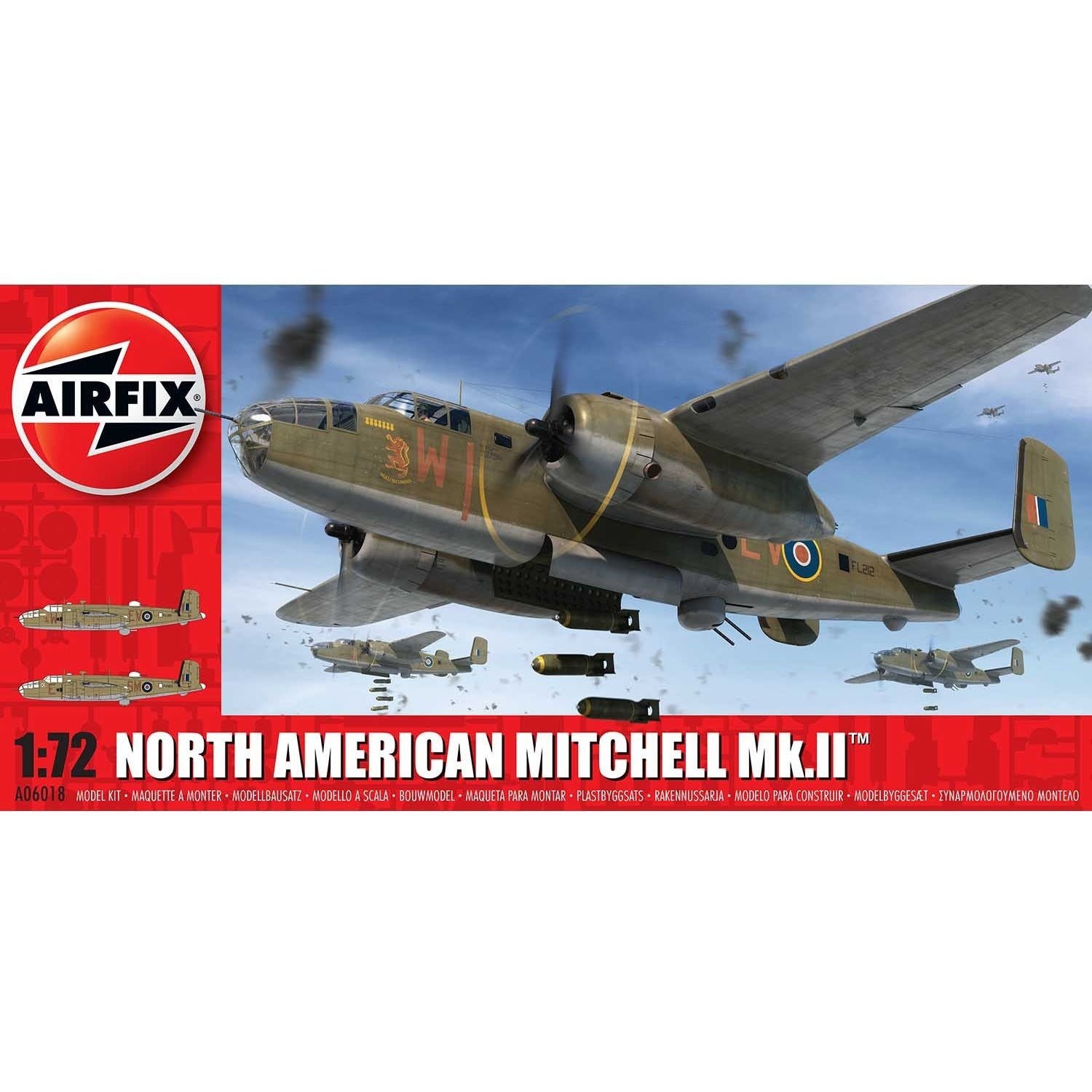 B-25 North American Mitchell Mk II 1/72 #A06018 by Airfix