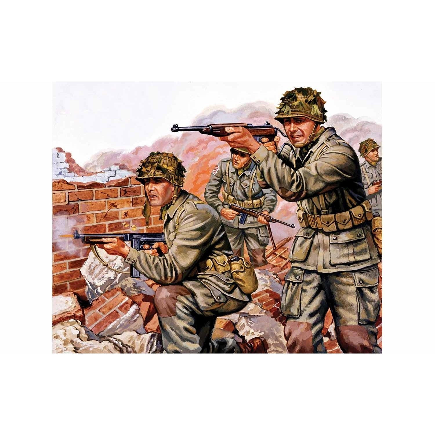 US Paratroopers WWII 1/72 #00751 by Airfix
