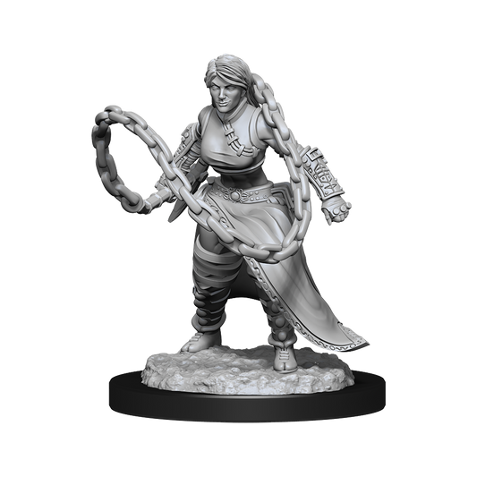 D&D Unpainted Mini - Human Monk - Female 90225