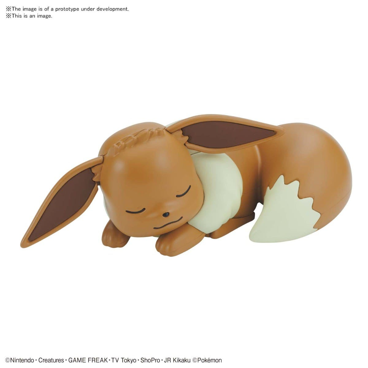 Eevee (Sleeping Pose) Quick! #07 Pokemon Model #5061937 by Bandai