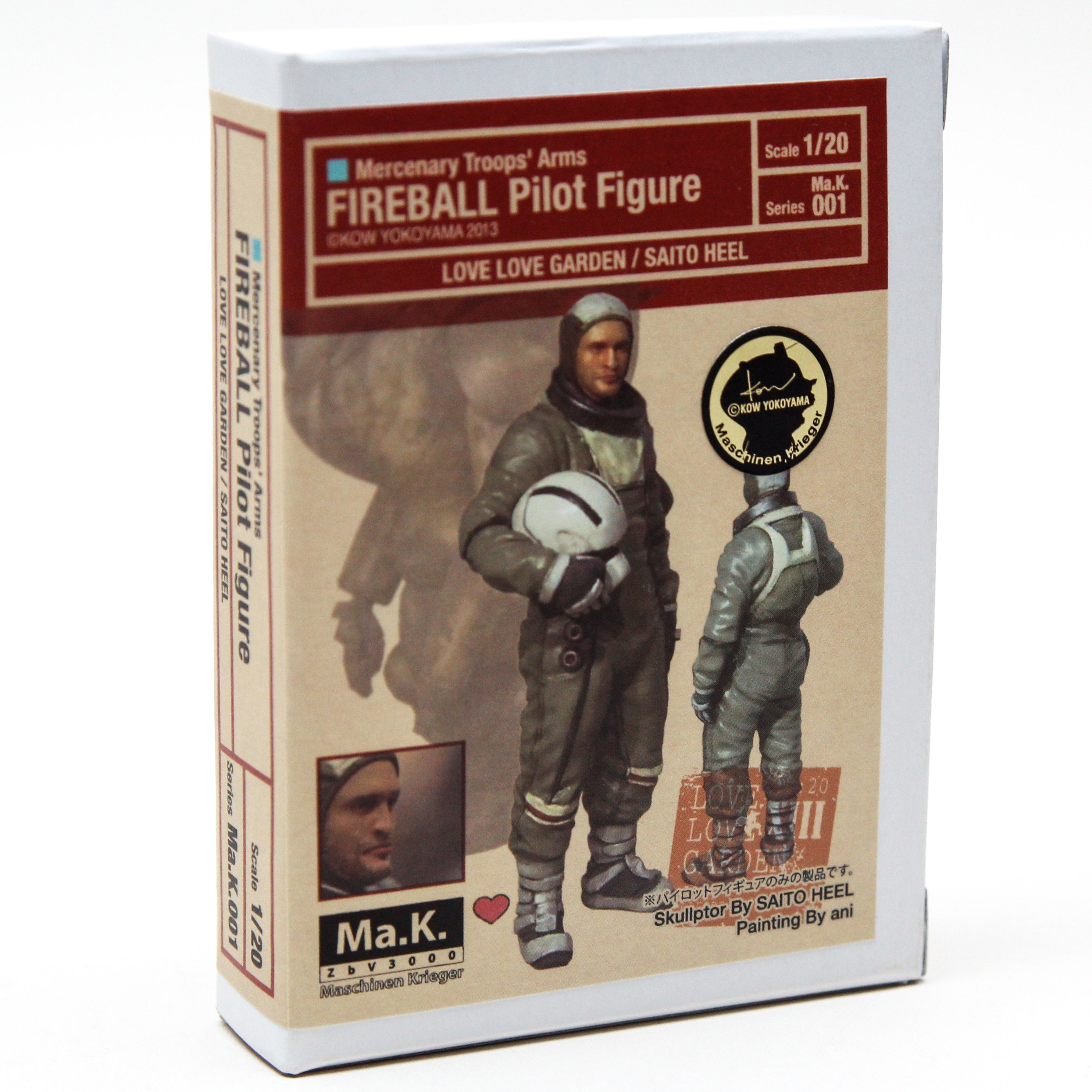 Love Love Garden Ma.K.001. FIREBALL Pilot Figure