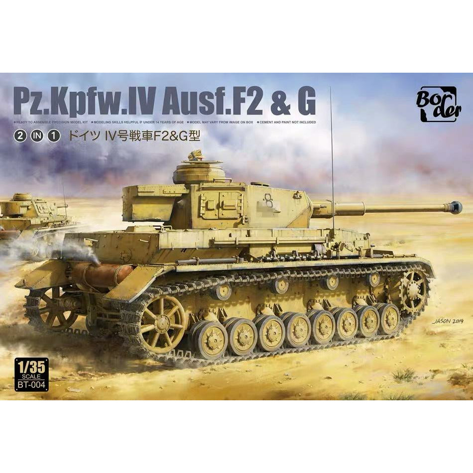 Pz.Kpfw.Iv Ausf.F2 & G 1/35 #BT-004 by Border Models
