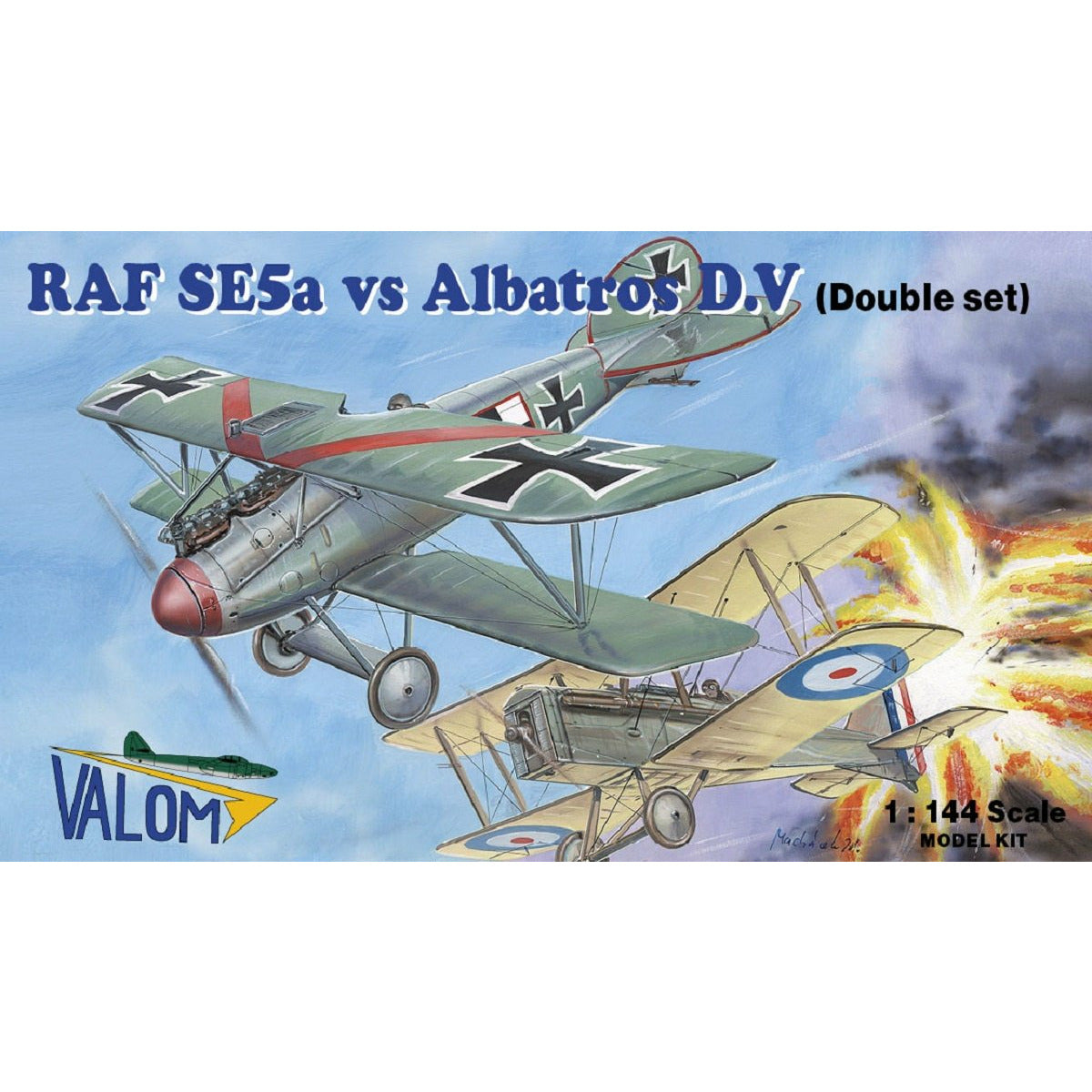 RAF SE5a vs Albatros D.V 1/144 #14418 by Valom