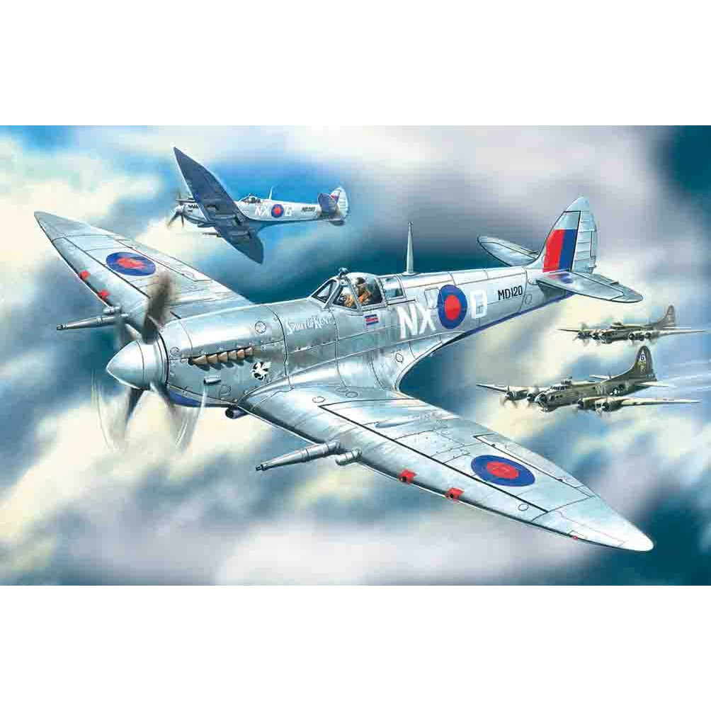 Spitfire Mk.VII, WWII British Fighter 1/48 #48062 by ICM