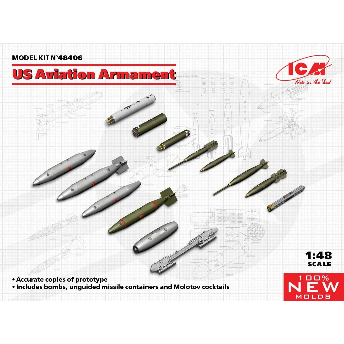 US Aviation Armament 1/48 #48406 by ICM