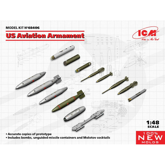 US Aviation Armament 1/48 #48406 by ICM
