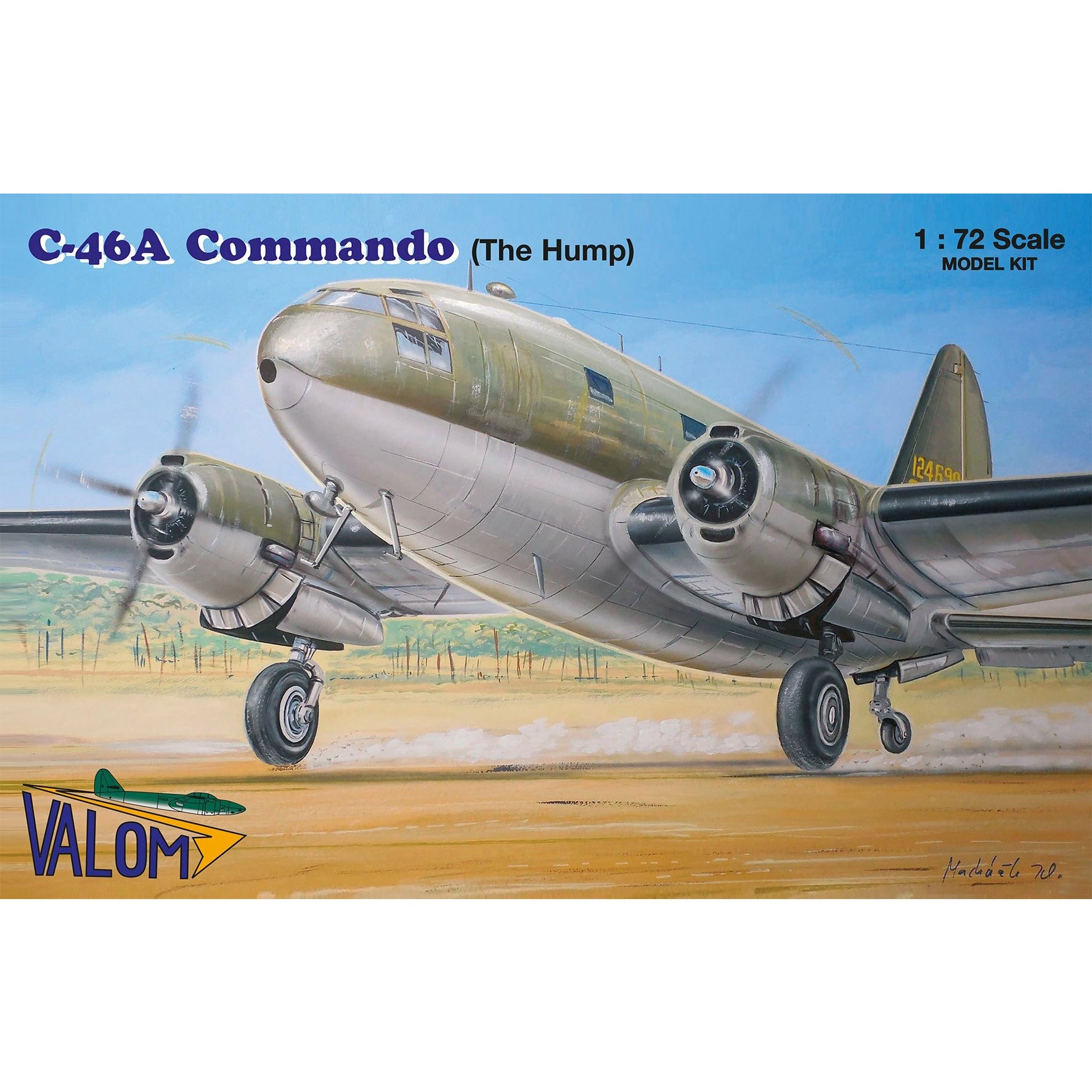 Curtiss C-46A Commando (The Hump) 1/72 #72145 by Valom