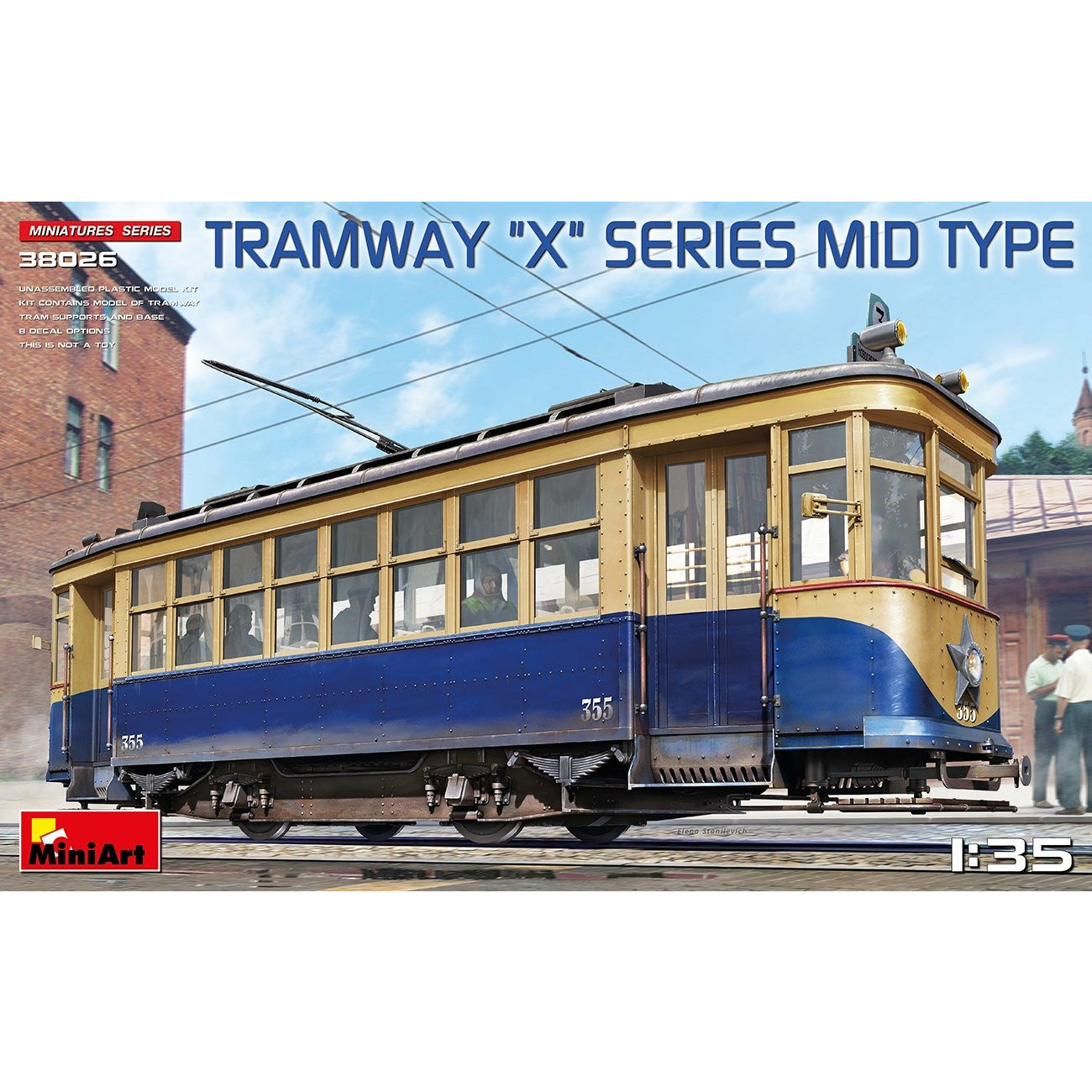 Tramway X-Series Mid Type 1/35 #38026 by Miniart