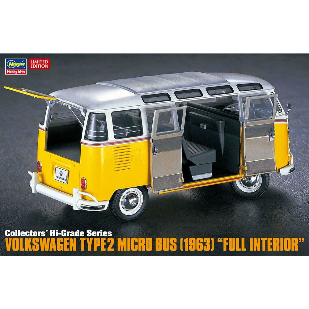 Volkswagen Type 2 Minibus (1963) Full Interior1/24 #51048 by Hasegawa