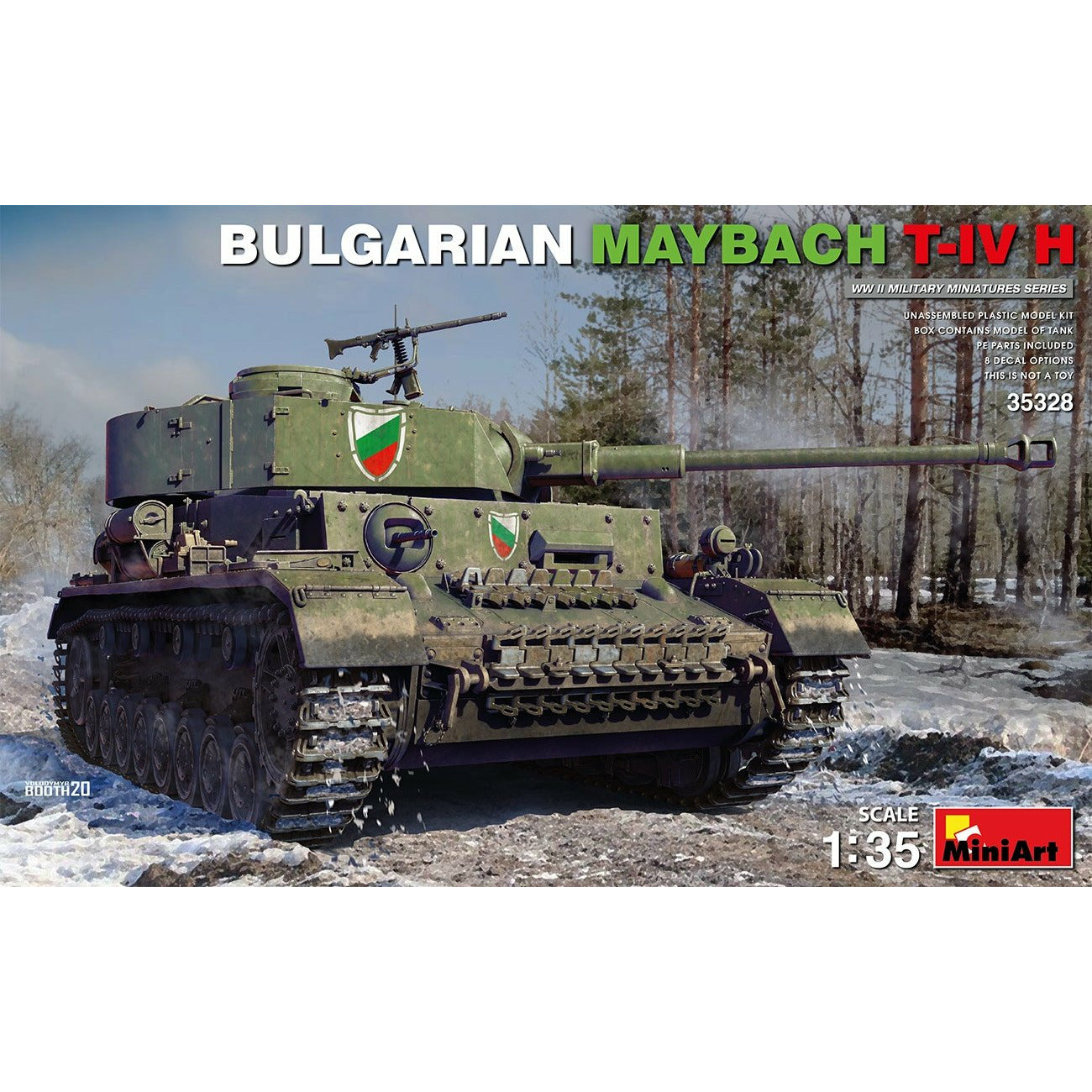 Bulgarian Maybach T-IV H 1/35 #35328 by MiniArt