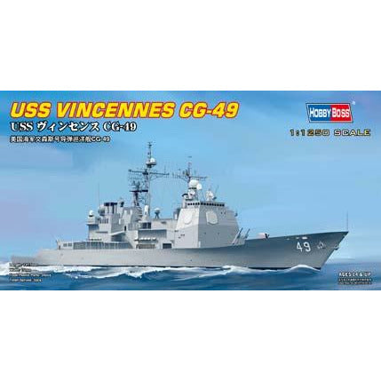 USS Vincennes CG-49 1/1250 Model Ship Kit #82502 by Hobby Boss