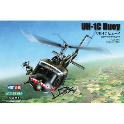 UH-1C Huey 1/72 #87229 by Hobby Boss