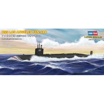 USS Los Angeles Submarine SSN-688 1/700 Model Submarine Kit #87014 by Hobby Boss