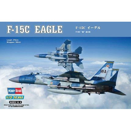 F-15C Eagle Fighter 1/72 #80270 by Hobby Boss