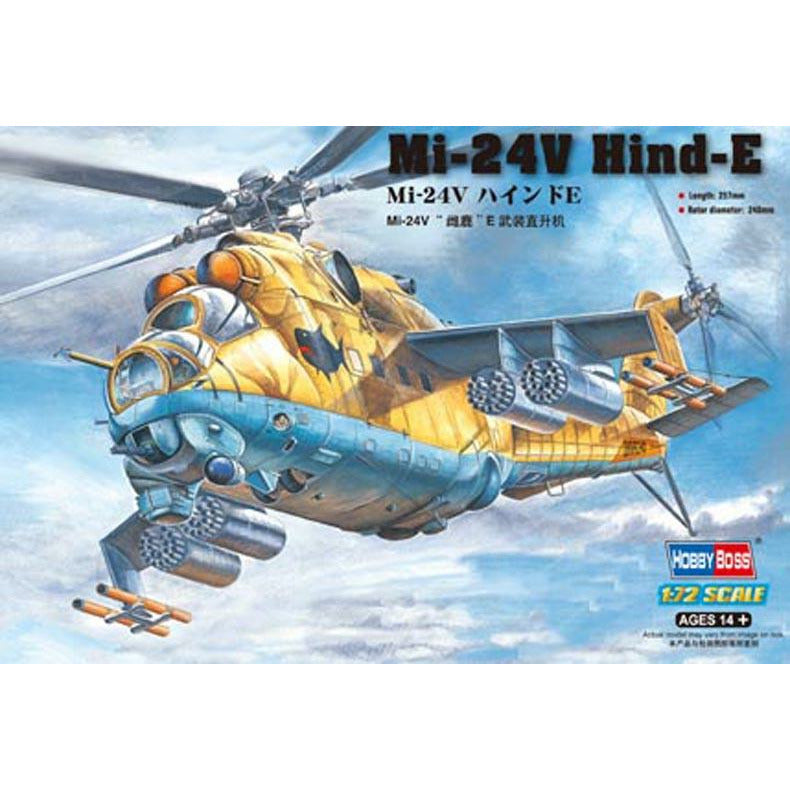 Mi-24V Hind-E 1/72 #87220 by Hobby Boss