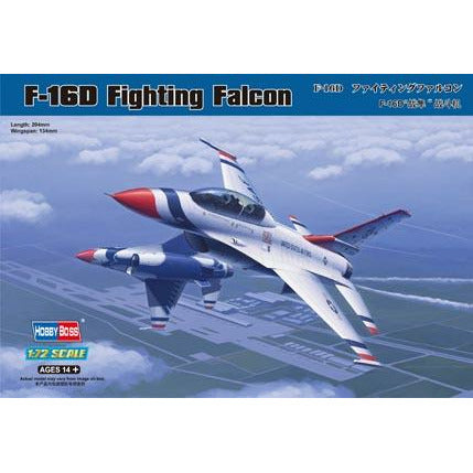 F-16D Fighting Falcon 1/72 #80275 by Hobby Boss