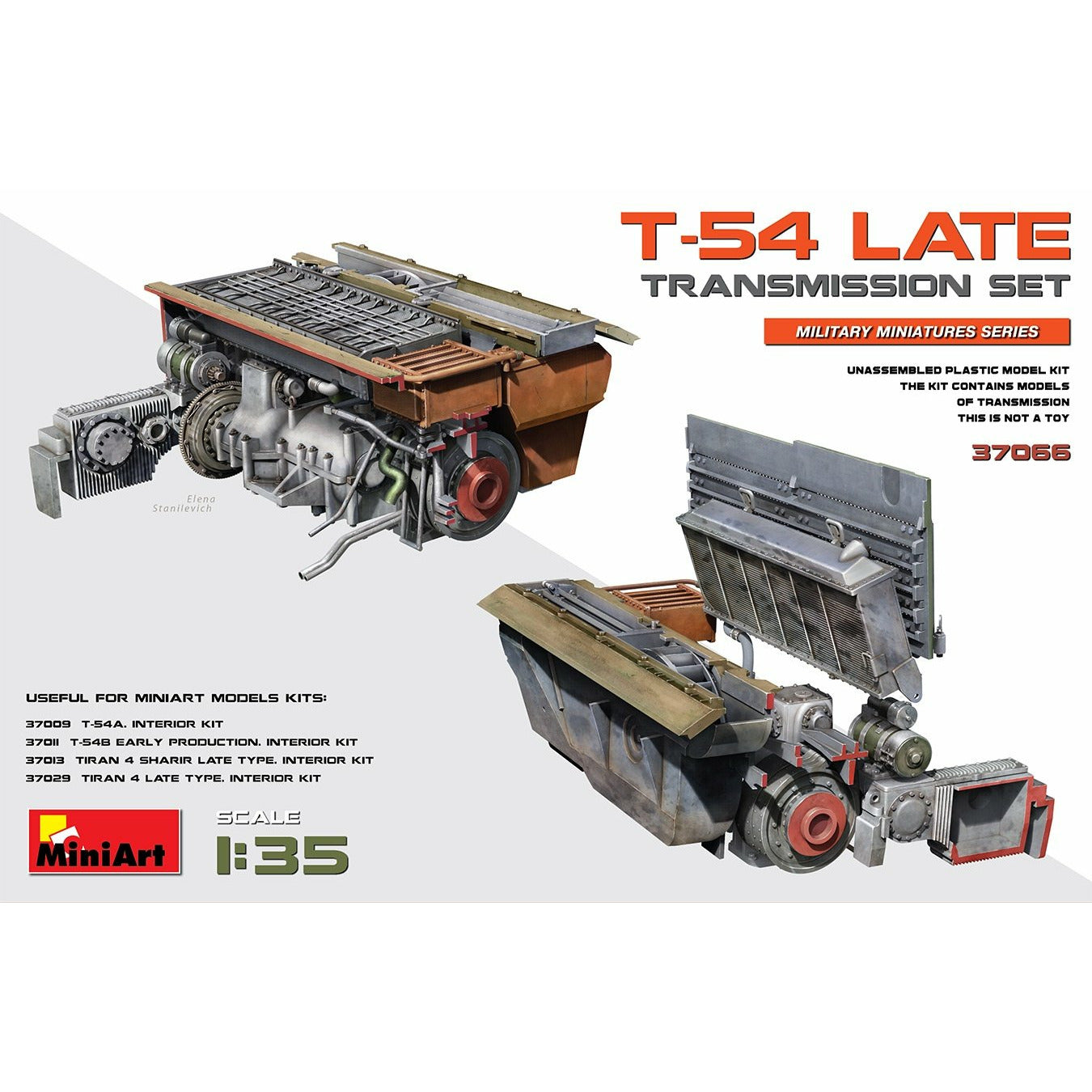 T-54 Late Transmission Set 1/35 #37066 by Miniart