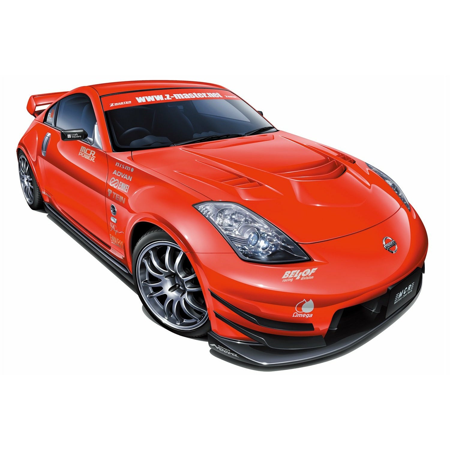 2005 MCRZ33 Fairlady Z Nissan 1/24 Model Car Kit #06301 by Aoshima