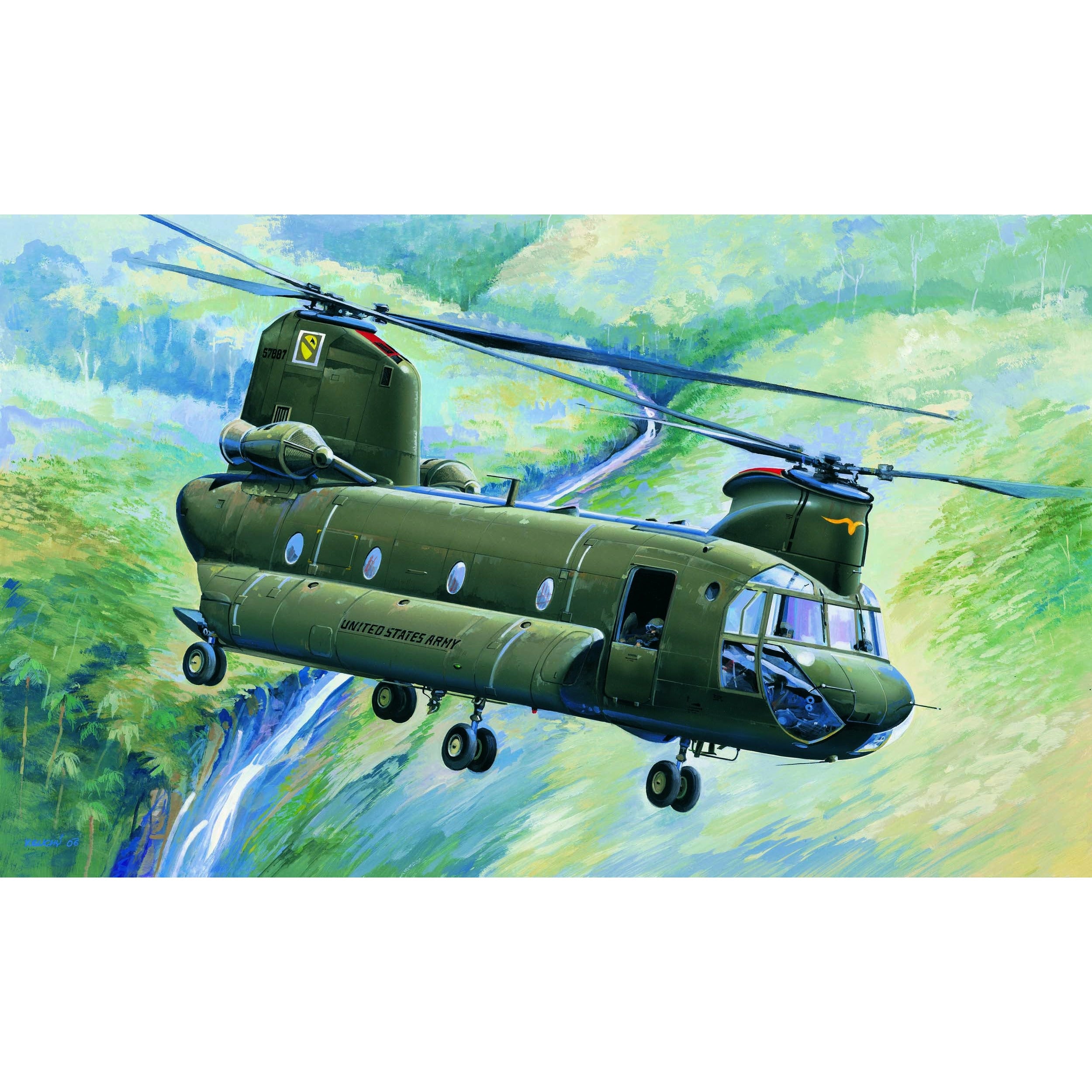 CH-47A Chinook 1/48 #81772 by Hobby Boss