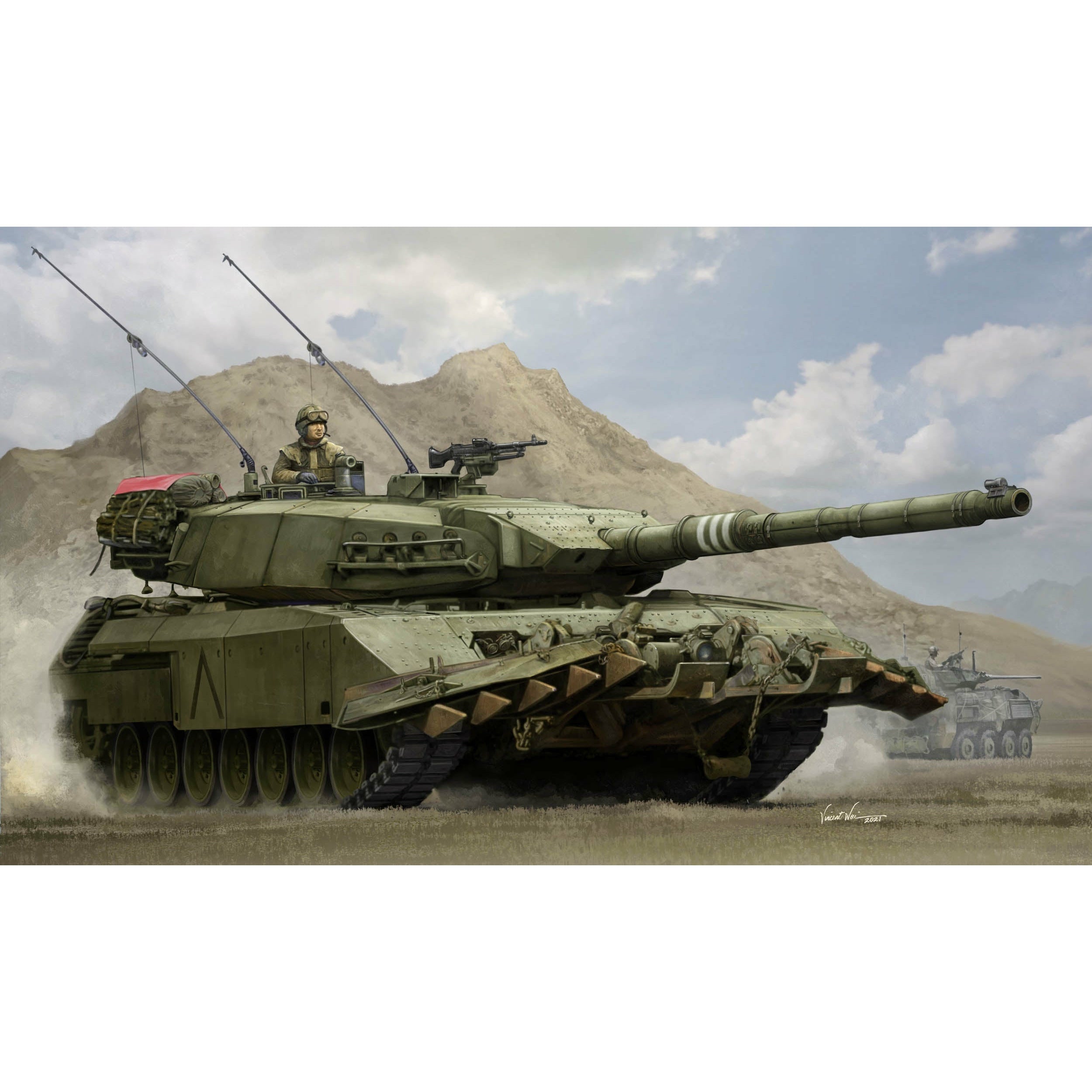Leopard C2 MEXAS with TWMP 1/35 #84557 by Hobby Boss
