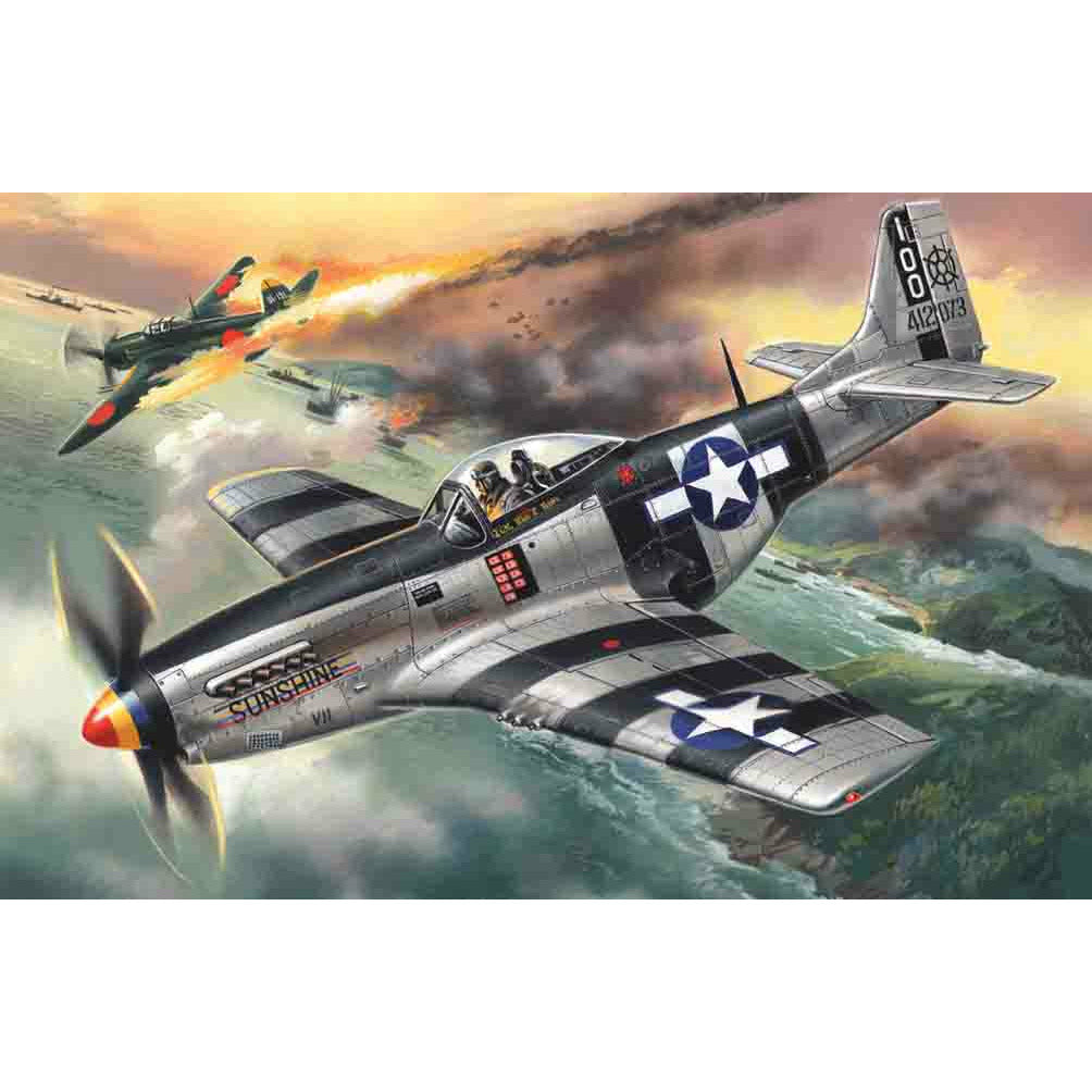 Mustang P-51K, WWII American Fighter 1/48 #48154 by ICM