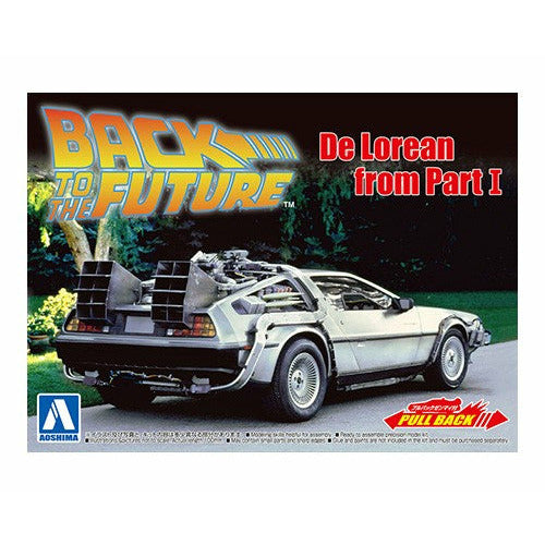 Back to the Future Delorean 1/43 from Part I Pull Back Action