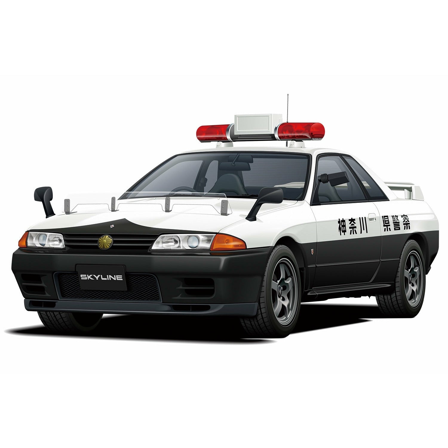Nissan BNR32 Skyline GT-R Patrol Car 1991 1/24 #6284 by Aoshima