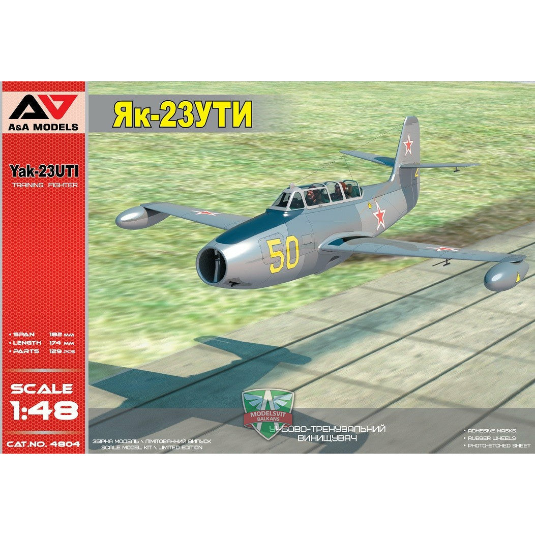 Yak-23 UTI Military Trainer 1/48 #AAM4804 by A&A Models