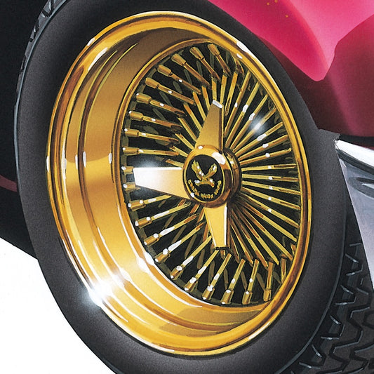 Wire Wheel (Gold Plated) 13 Inch 1/24 #06627 by Aoshima