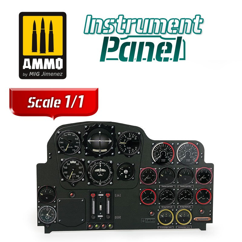 Messerschmitt Me 262 A1 - Instrument Panel 1/1 Scale by Ammo Mig