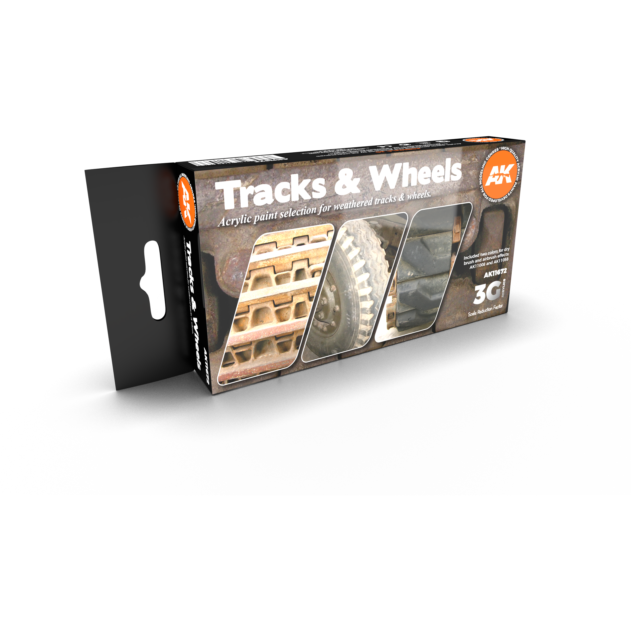AK Interactive Paint Set 3G Tracks And Wheels