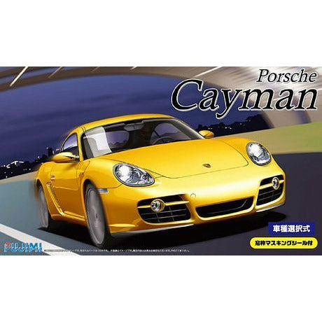 Porsche Cayman/Cayman S with Window Frame Masking Seal 1/24 Model Car Kit #126227 by Fujimi