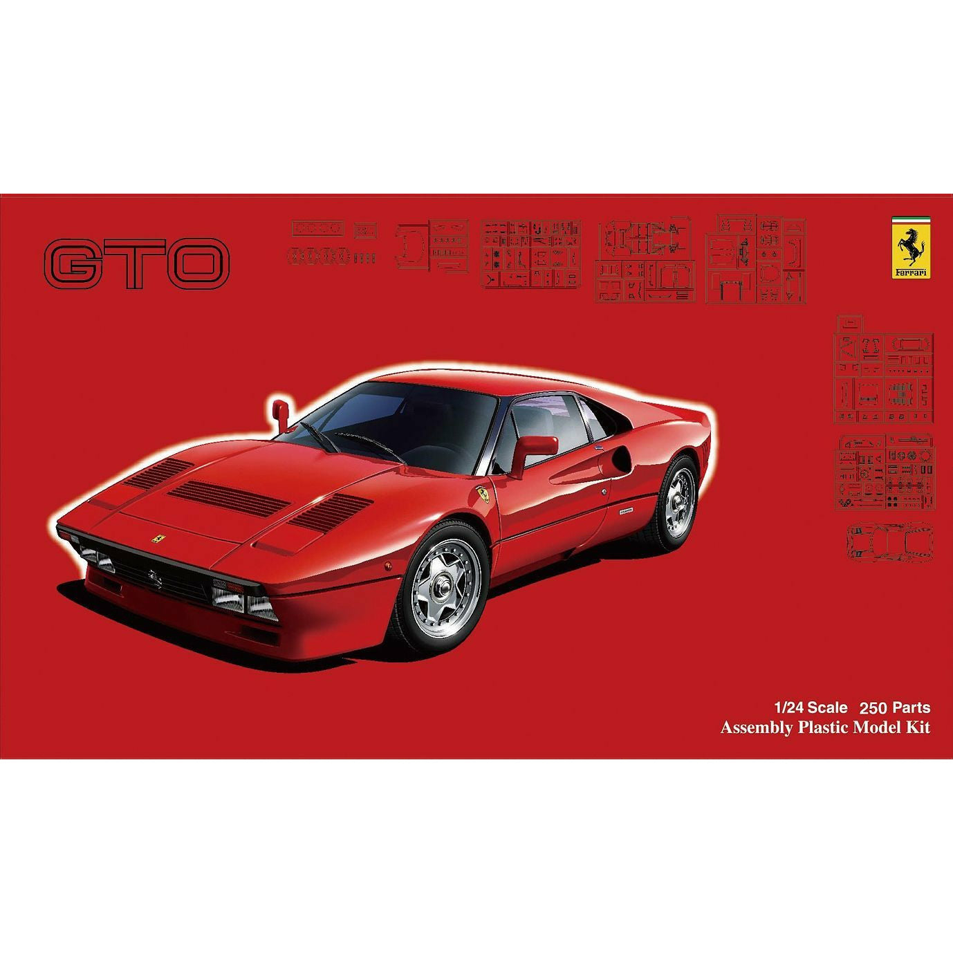 Ferrari 288GTO 1/24 Model Car Kit #126272 by Fujimi