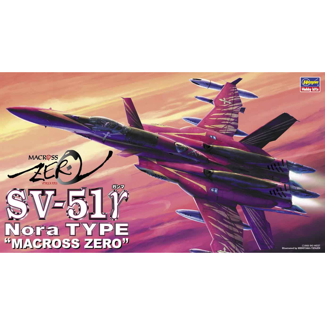 Macross Zero SV-51 Gamma Nora Type 1/72 #65716 by Hasegawa