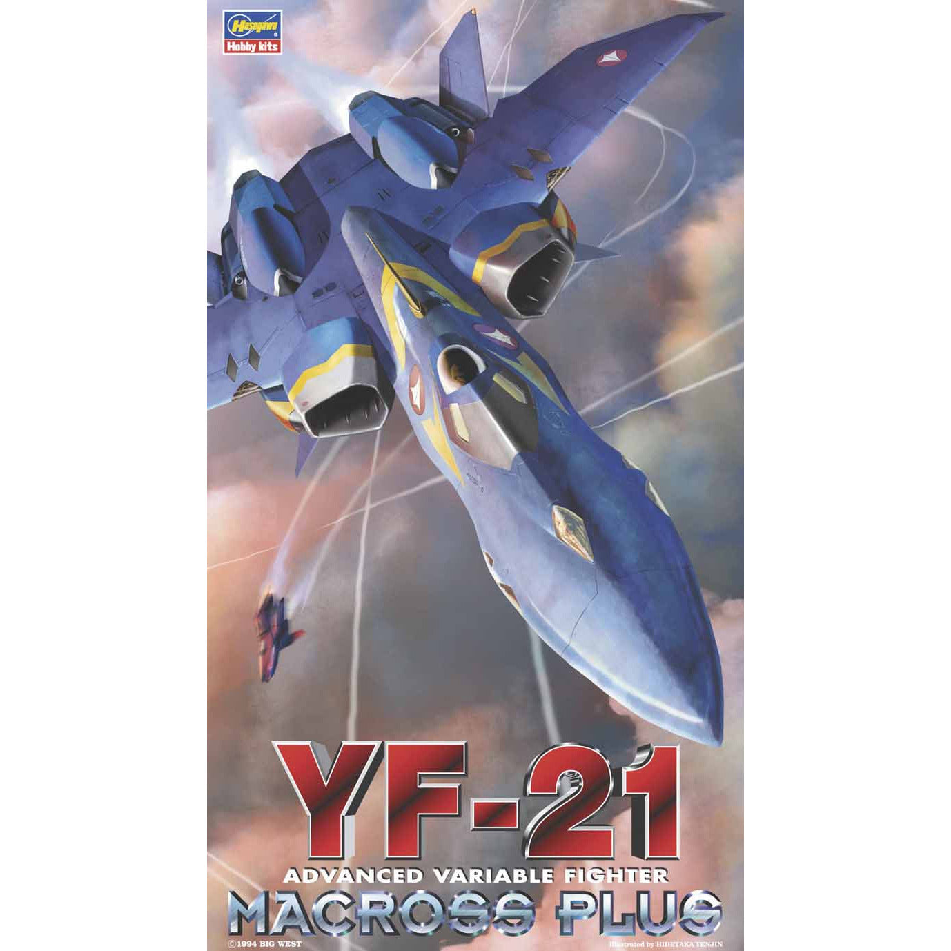 Macross Plus YF-21 Advanced Variable Fighter 1/72 #65711 by Hasegawa