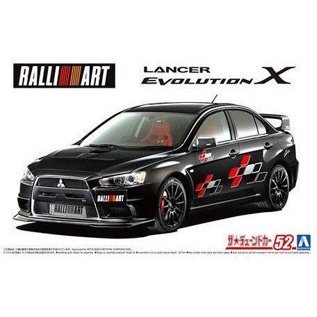 Mitsubishi Ralliart CZ4A Lancer Evolution X 2007 1/24 #5987 by Aoshima