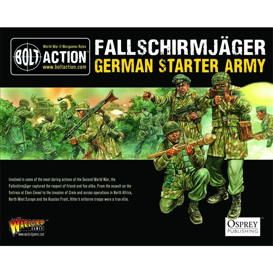 Bolt Action Fallschirmjager Starter Army WLG-WGB-START-11 by Warlord Games