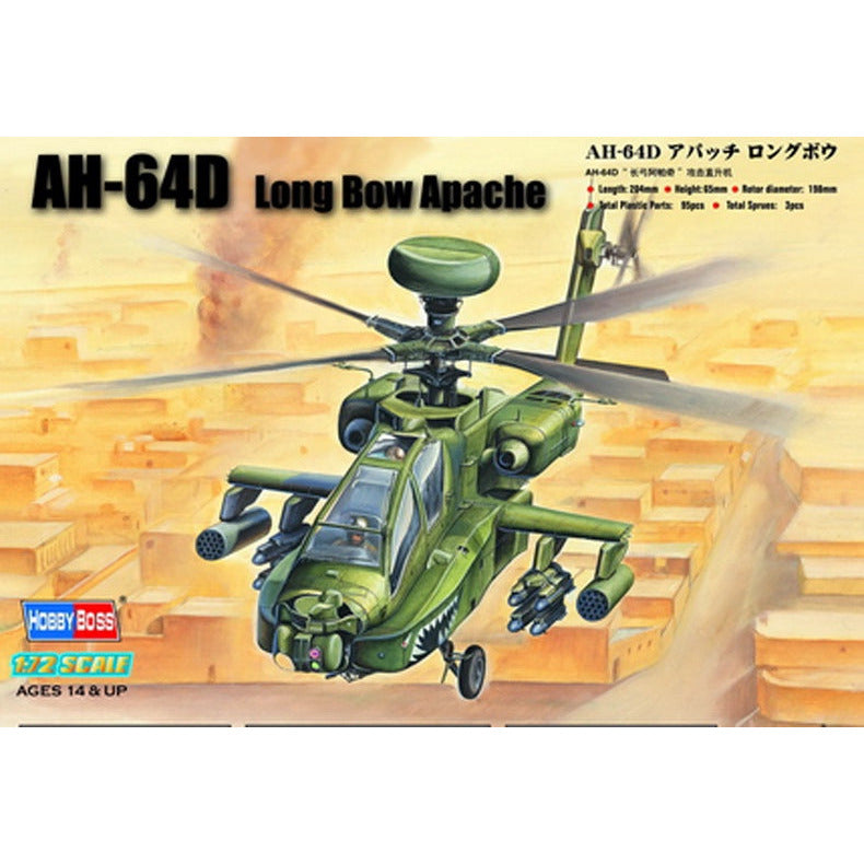 AH-64D 'Long Bow Apache' 1/72 #87219 by Hobby Boss
