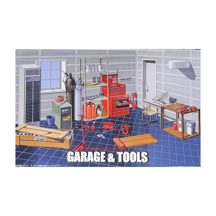 Garage and Tool 1/24 #116358 by Fujimi