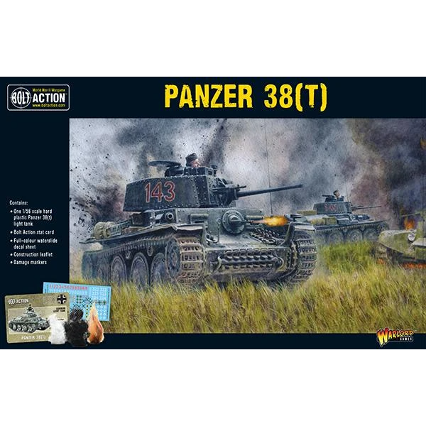 Bolt Action Panzer 38(t) WLG-402012031 by Warlord Games
