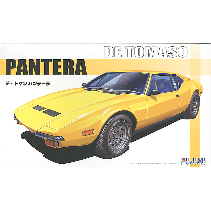 De Tomaso Pantera 1/24 Model Car Kit #125572 by Fujimi