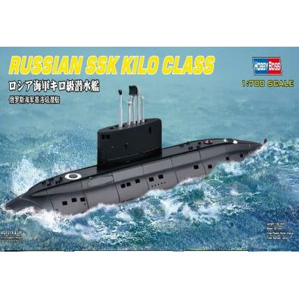 Russian SSK Kilo-class 1/700 Model Submarine Kit #87002 by Hobby Boss